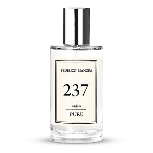 PURE COLLECTION PARFUM FOR HER FM 237 50ml bottle with notes of exotic fruits, peony, vanilla.