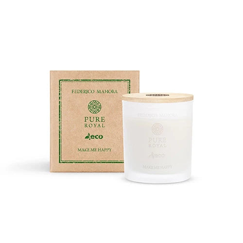 Soy Candle Make Me Happy 180 ml Pure Royal ECO with natural essential oils.