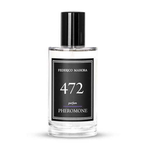 Pheromone Collection Parfum For Him FM 472 bottle with luxurious and expressive fragrance notes.