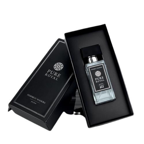 Fm 822 Parfum Homme - Pure Royal Collection 50ml bottle with open packaging.