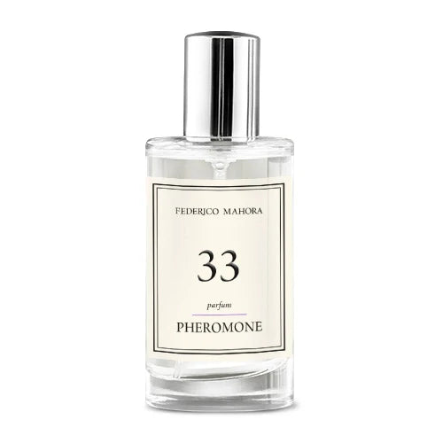 PHEROMONE 33 female fragrance bottle, 50 ml size.