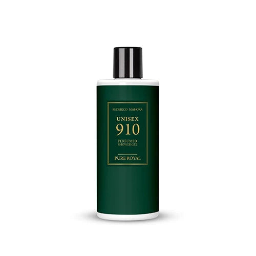 Perfumed Shower Gel 910 by FEDERICO MAHORA, 300 ml bottle, silky texture.