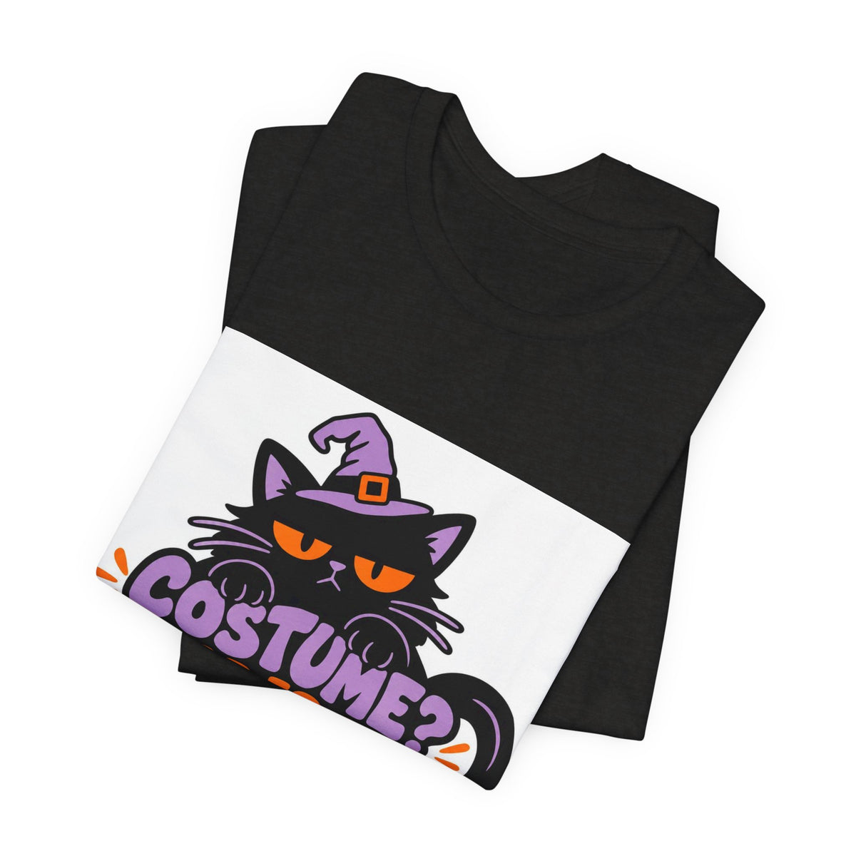 Costume? This Is My Face Halloween Cat T-Shirt