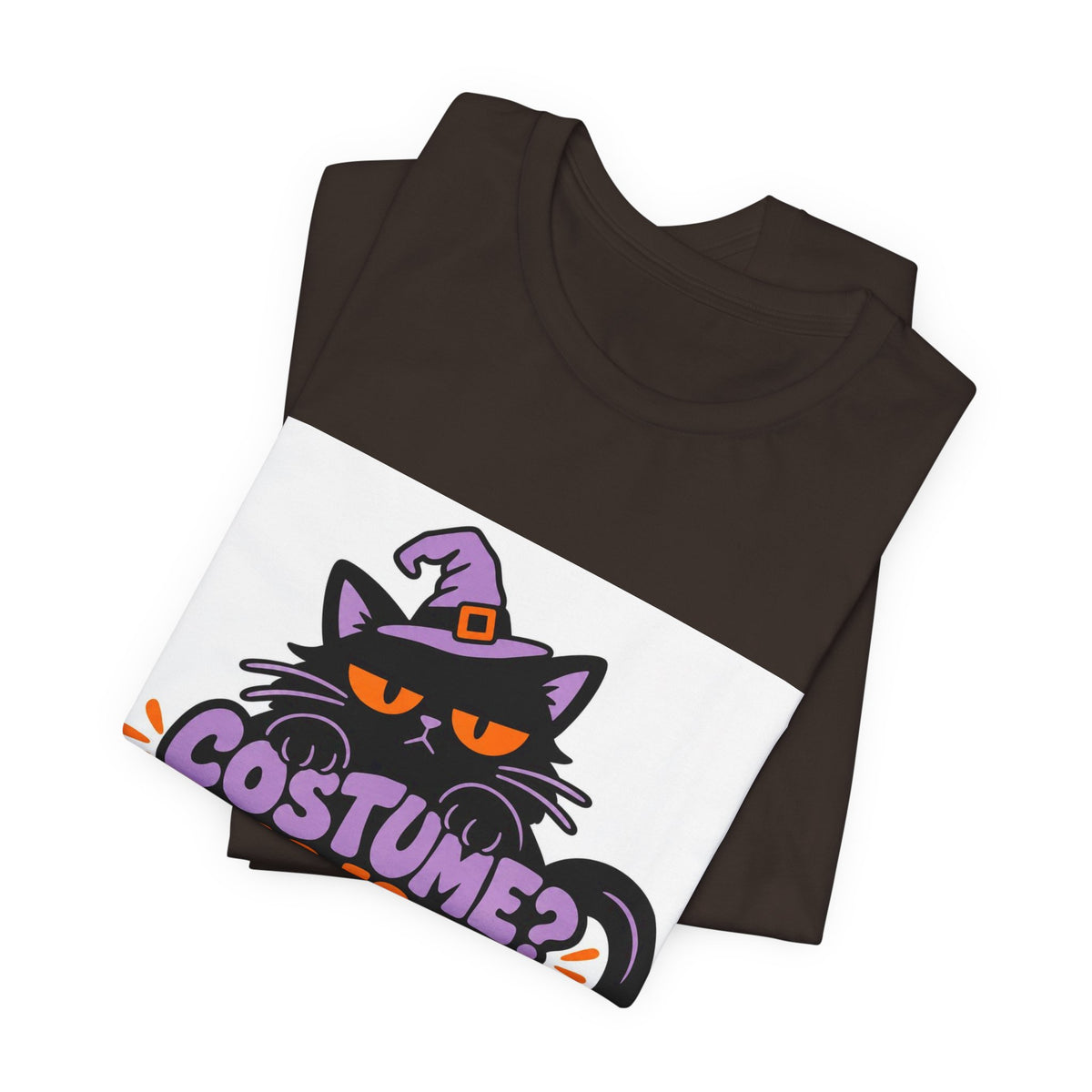 Costume? This Is My Face Halloween Cat T-Shirt