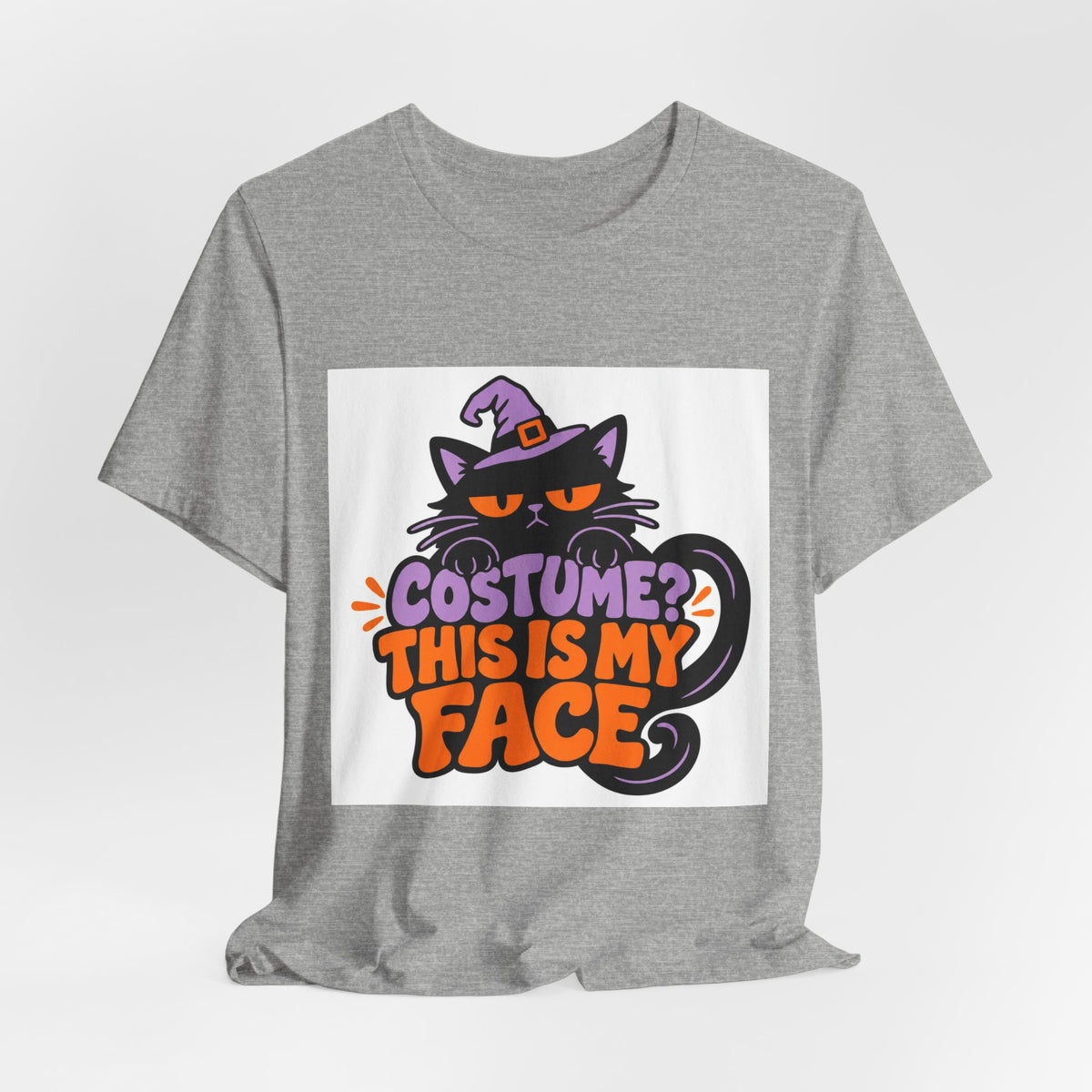 Costume? This Is My Face Halloween Cat T-Shirt