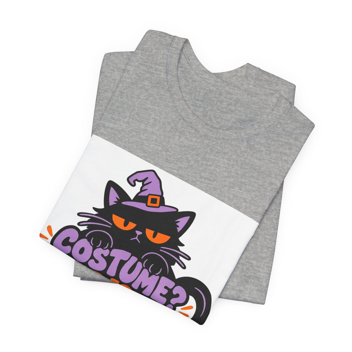 Costume? This Is My Face Halloween Cat T-Shirt
