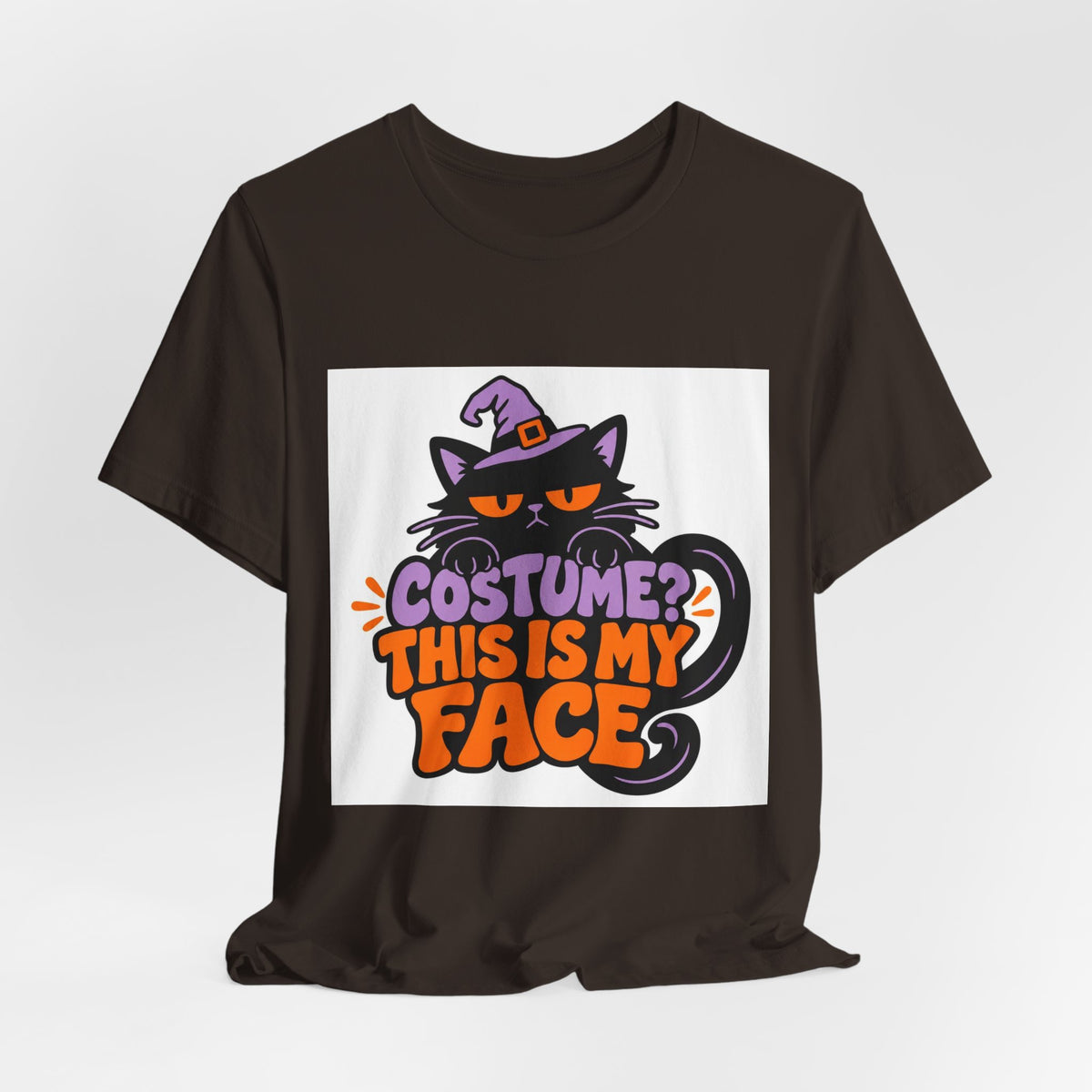 Costume? This Is My Face Halloween Cat T-Shirt