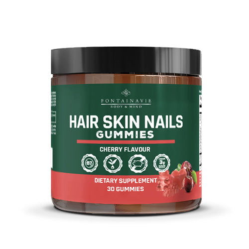 Hair Skin Nails Gummies FONTAINAVIE BODY & MIND