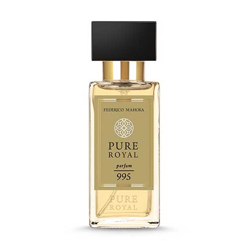 Parfum Unisex PURE ROYAL 995 50ml bottle with luxurious oriental-woody fragrance notes.