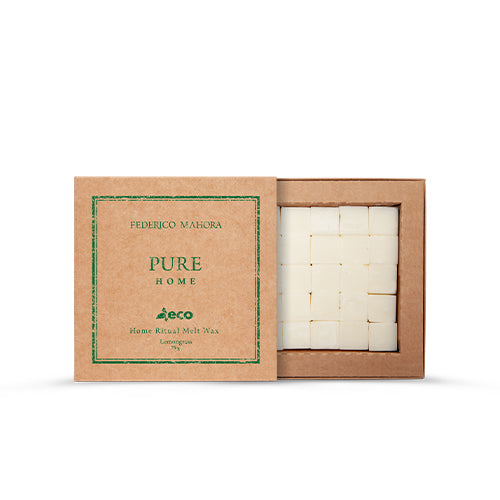 Eco-friendly Home Ritual Melt Wax Lemon Grass 75 g in packaging.